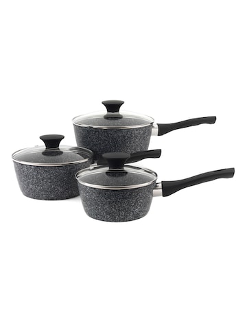 Salter Megastone 3 Piece Pan Set