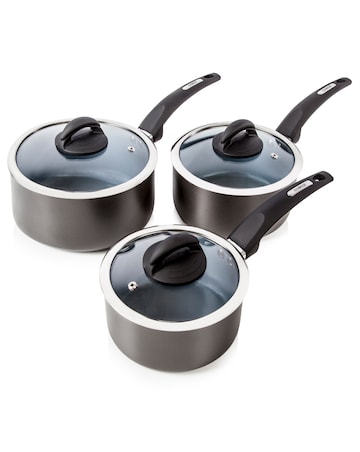 Tower Cerasure 3pc Saucepan Set 16,18,20 CM