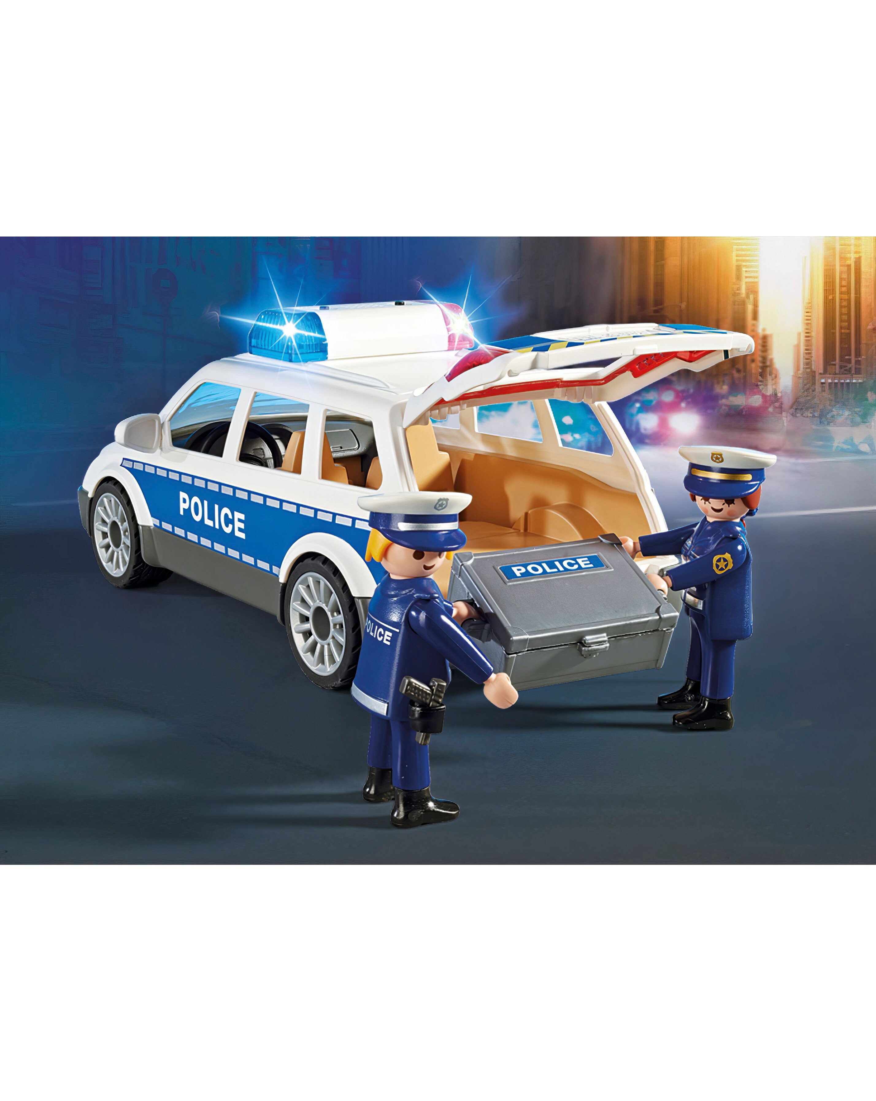 PLAYMOBIL 6920 City Action Police Squad Car with Lights and Sound JD Williams