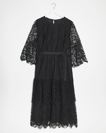 Joanna Hope Structured Lace Dress