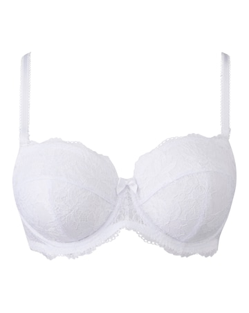 Pretty Secrets Ella Lace White Multiway Bra