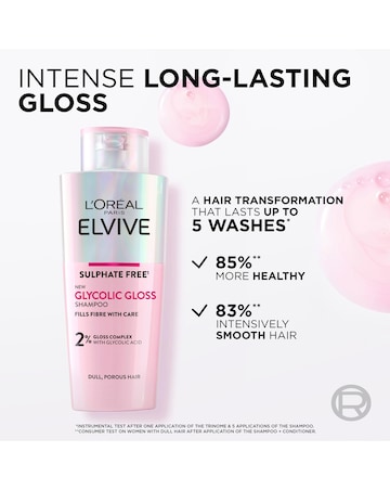 L'Oreal Paris Elvive Glycolic Gloss Sulphate Free Shampoo