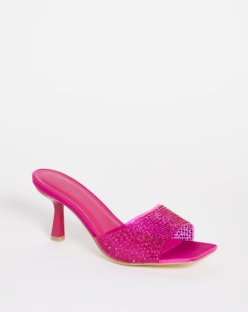 Joanna Hope Diamante Mule Sandal EEE Fit