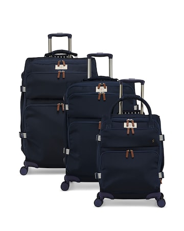 Joules Coast French Navy Suitcase Range