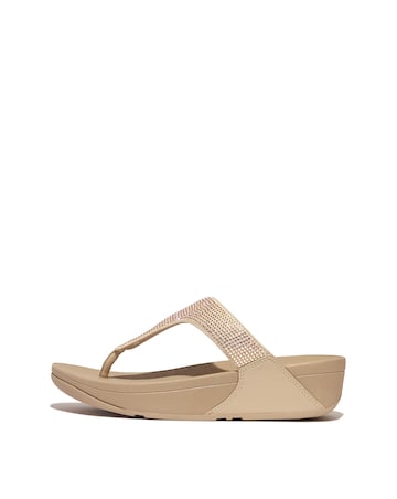 Fit Flop Lulu Crystal Toe-Post Sandals Standard Fit