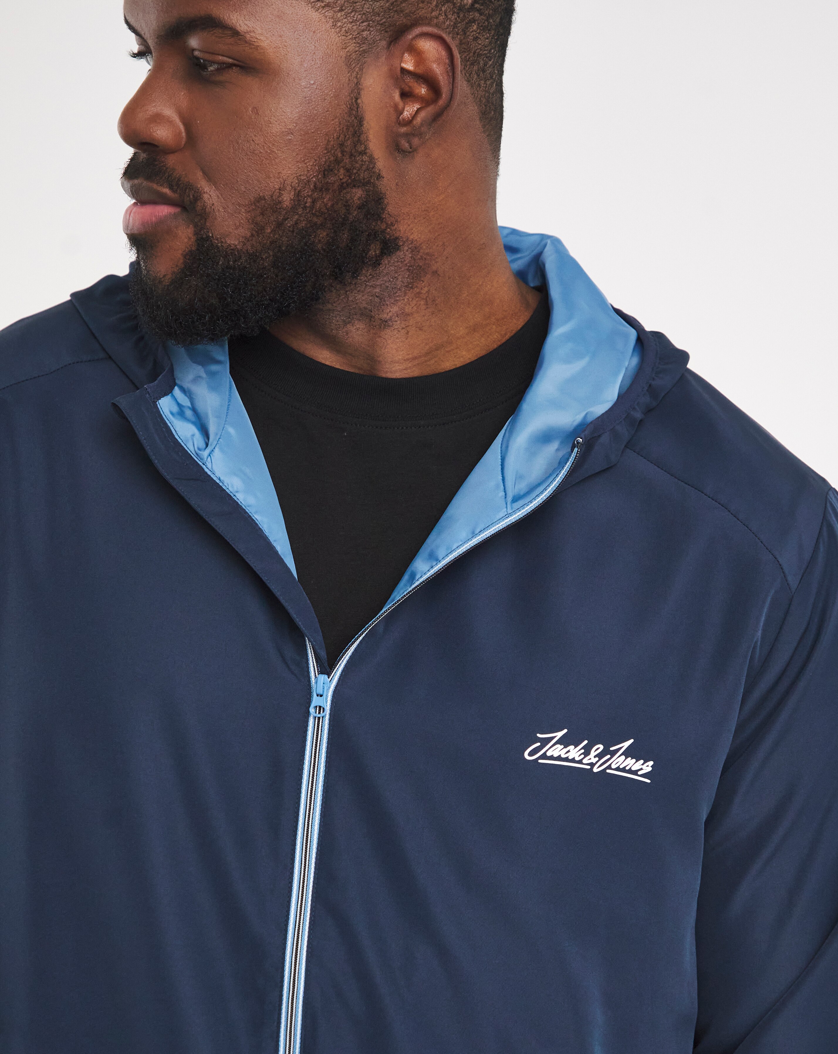 Jack and jones windcheater jacket best sale