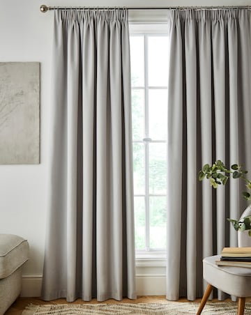 Sunset Blackout Pencil Pleat Curtains