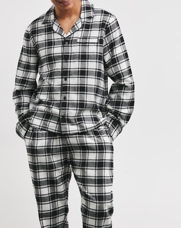 Pretty Secrets Christmas Family PJ - Mens Mono Woven Button Through