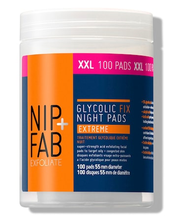 NIP+FAB Glycolic Fix X-Treme Night XXL Pads