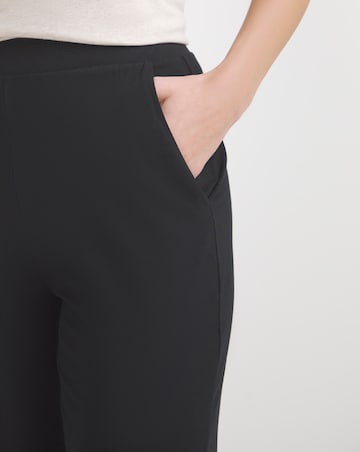 2 Pack Black Jersey Tapered Leg Trousers