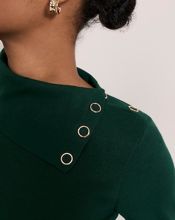 Phase Eight Popper Collar Top