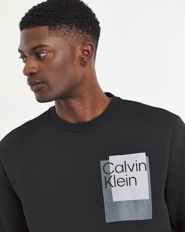 Calvin Klein Box Logo Crew Sweatshirt