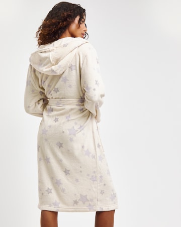 Pretty Secrets Fleece Midi Dressing Gown