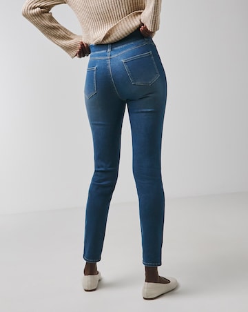 Mid Blue Stretch Slim Leg Jeggings