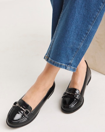 Anna Low Cut Snaffle Loafer Extra Wide EEE Fit Simply Comfort