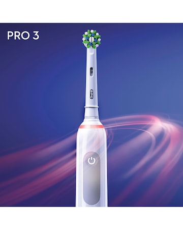 Oral-B Pro 3 3000 Cross Action White Electric Toothbrush