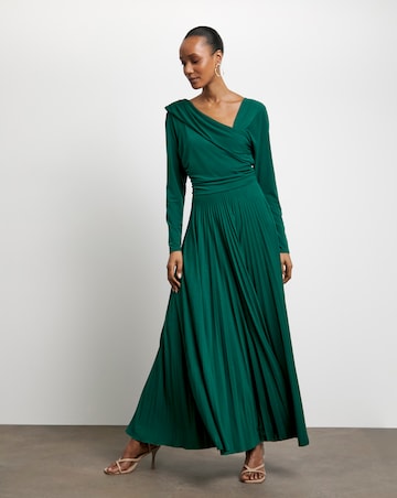 Joanna Hope Jersey Pleated Dress