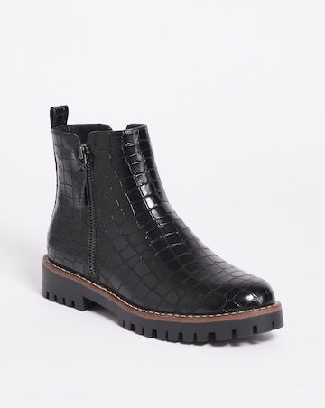 Cushion Walk Side Zip Boot E Fit