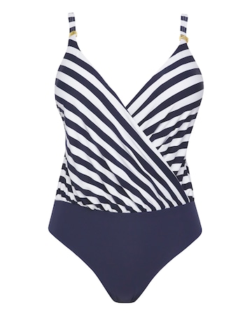 MAGISCULPT Twist Front Blouson Swimsuit