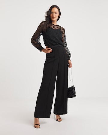 Magisculpt Satin Back Crepe Wide Leg Trouser