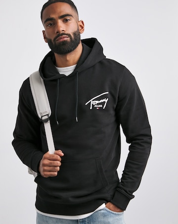 Tommy Jeans Black Graphic Hoodie