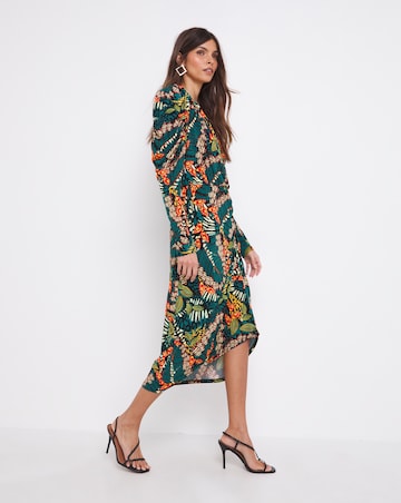 Joanna Hope Luxe Jersey Wrap Midi Dress