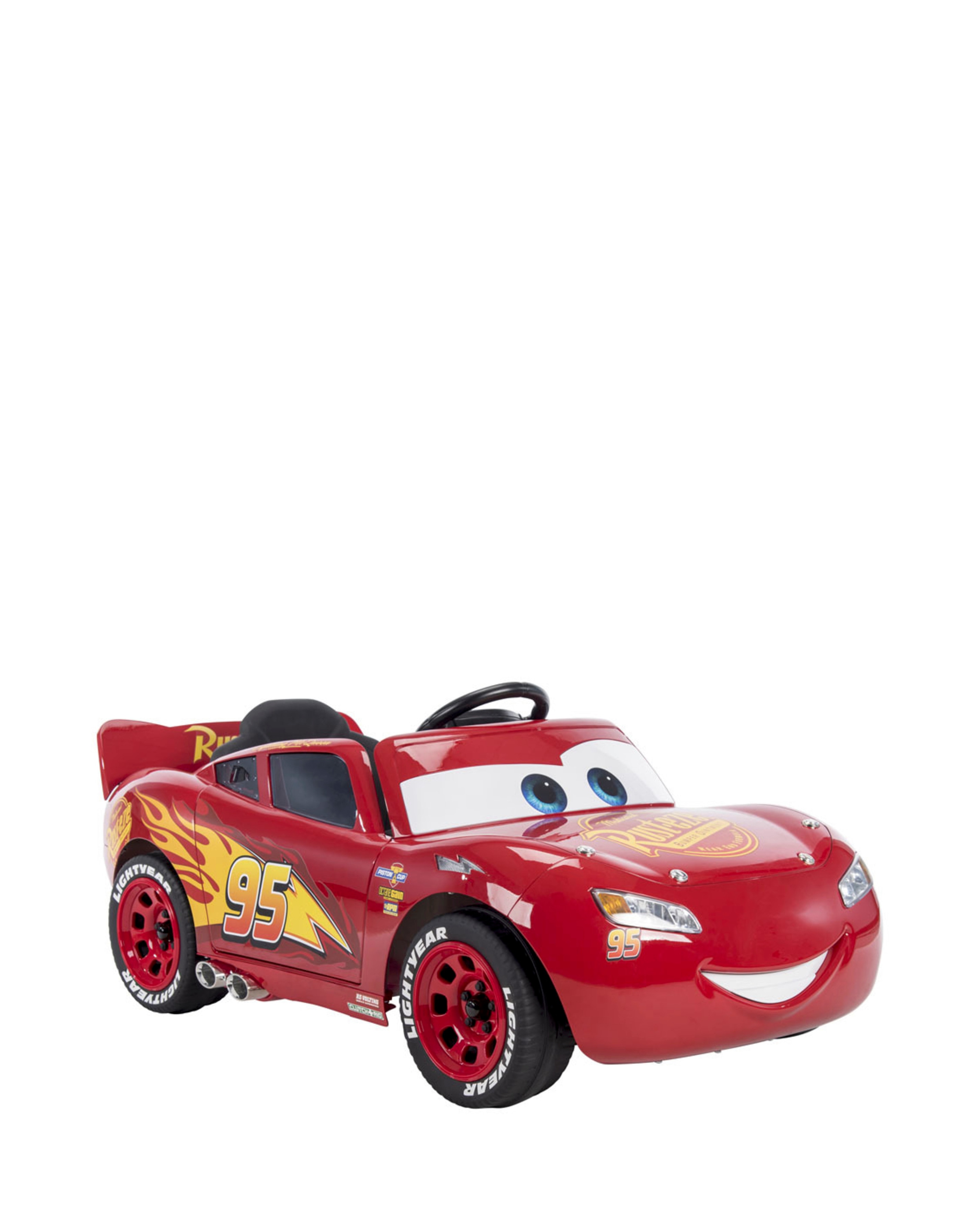 Huffy Disney Cars Lightning McQueen 6V Car JD Williams