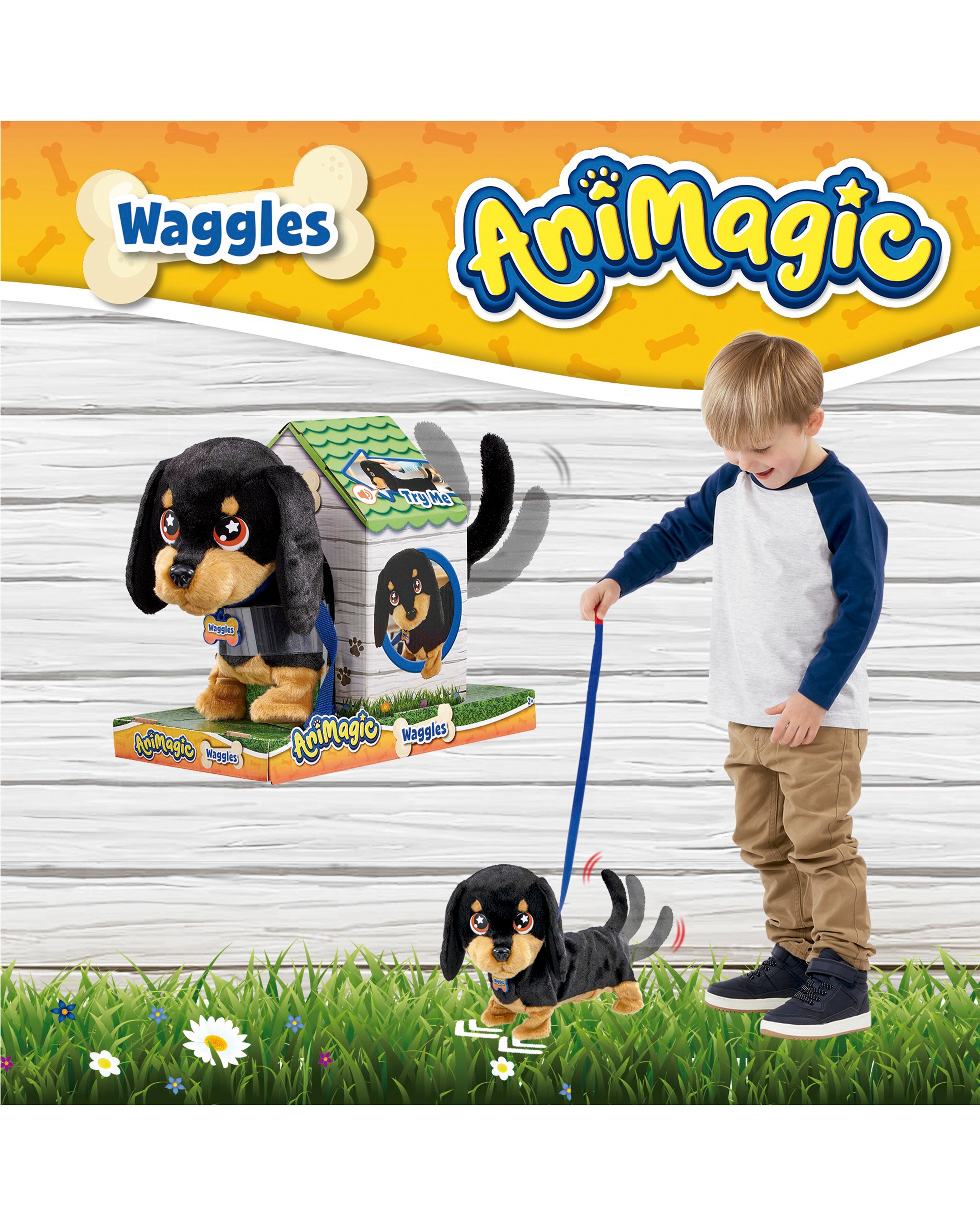 Animagic waggles my wigglin walking pup hotsell