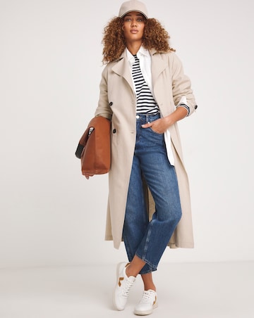 Sand Linen Trench Coat