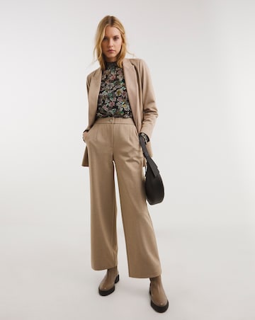 Oatmeal Ponte Straight Leg Trouser