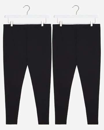 2 Pack Thermal Leggings - Black