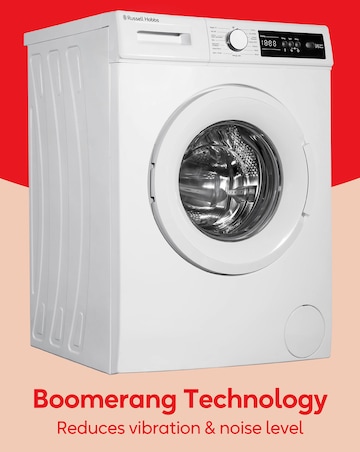 Russell Hobbs RH612W111W, 6Kg, 1200rpm, Washing Machine - White