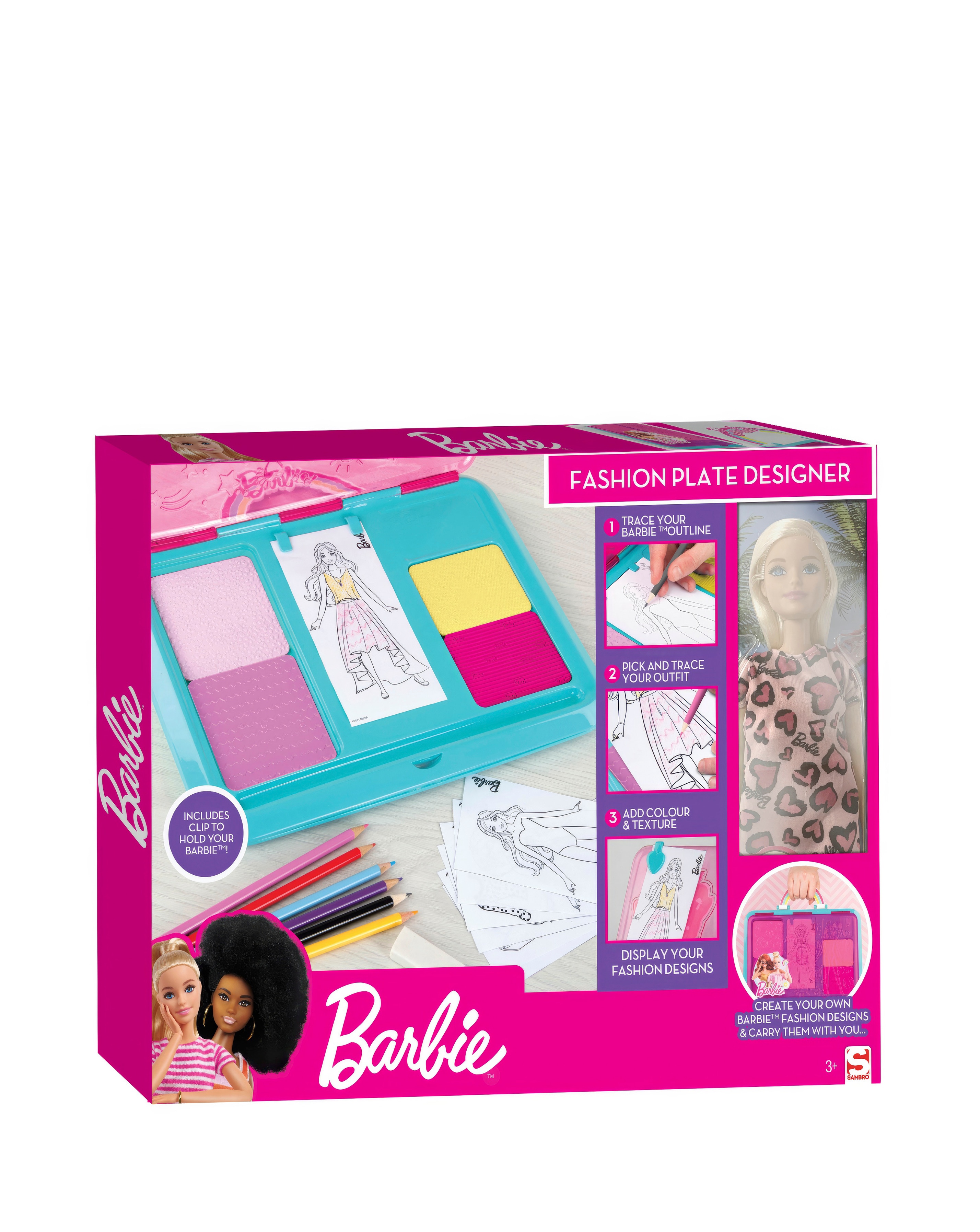 Barbie fashion plates on sale