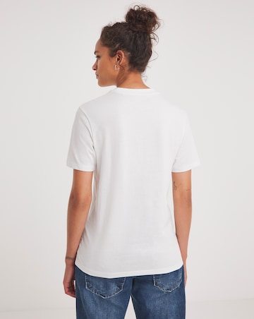 White Crew Neck Short Sleeve T-shirt