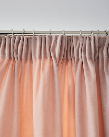 Velvet Light Filtering Pencil Pleat Curtains