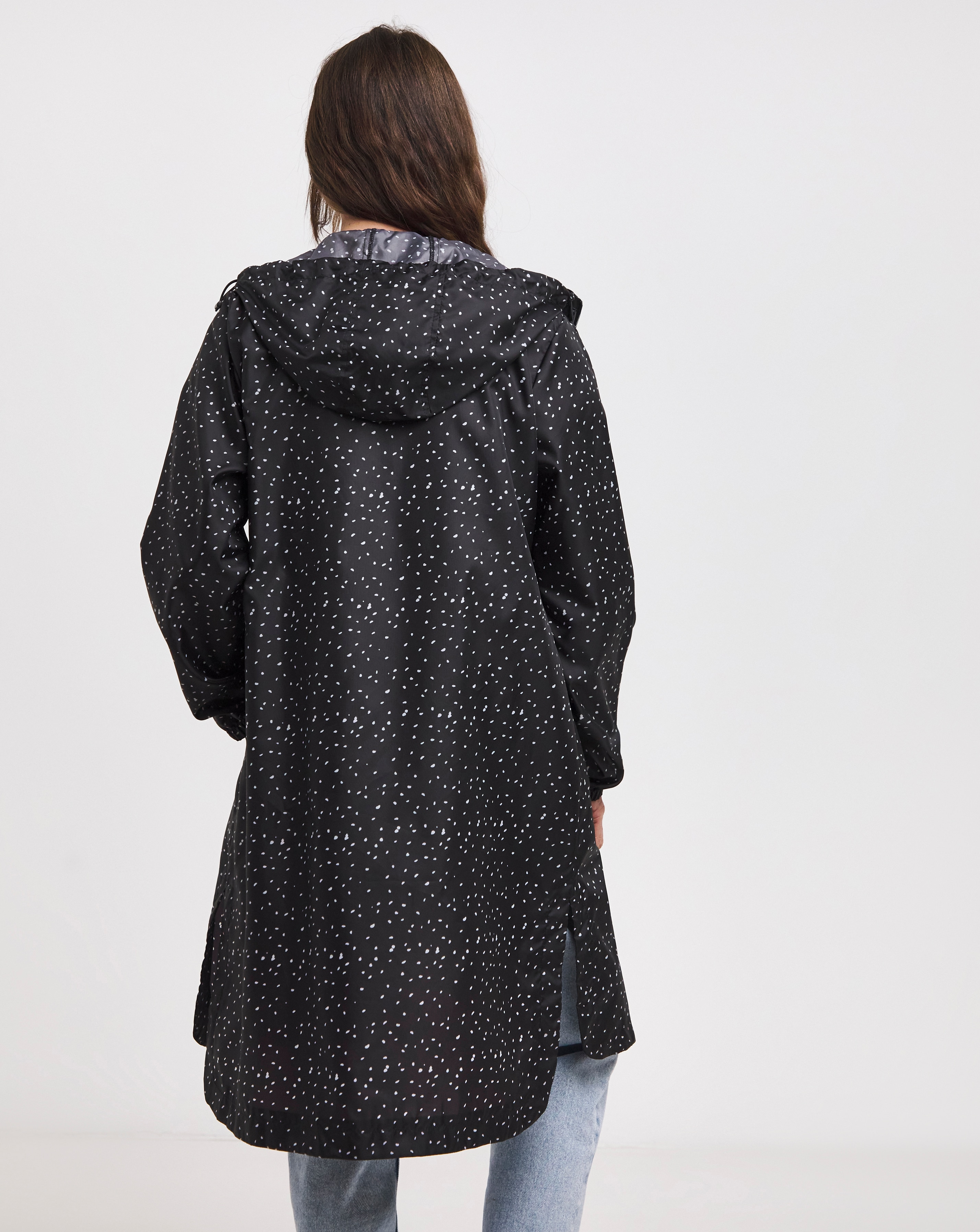 Printed Longline Pac A Mac Raincoat JD Williams