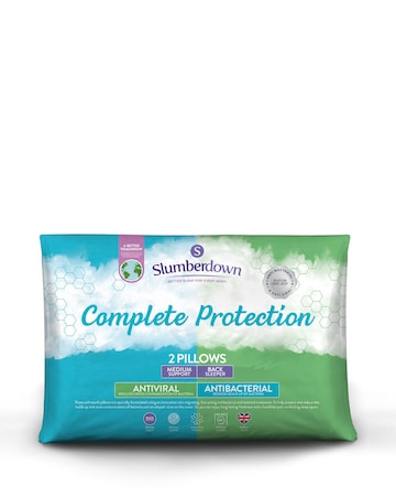 Slumberdown Complete Protection Pack of 2 Pillows