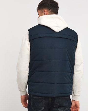 Navy Smart Padded Gilet