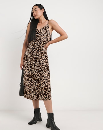 Leopard Cami Midi Dress