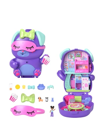 Polly Pocket Sleepover Puppy Compact Playset