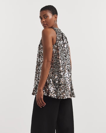 Sequin Racer Top