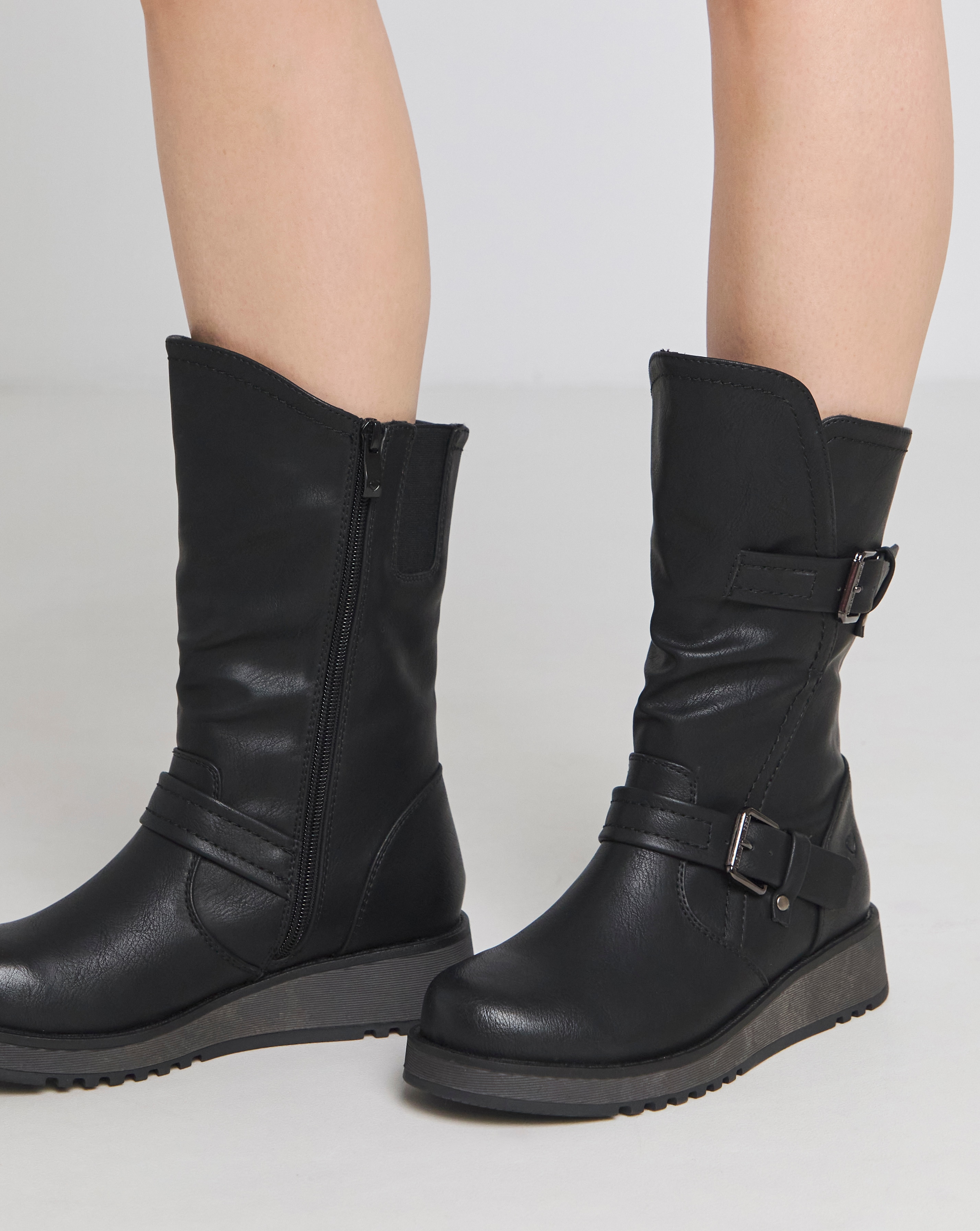 Heavenly feet black boots best sale