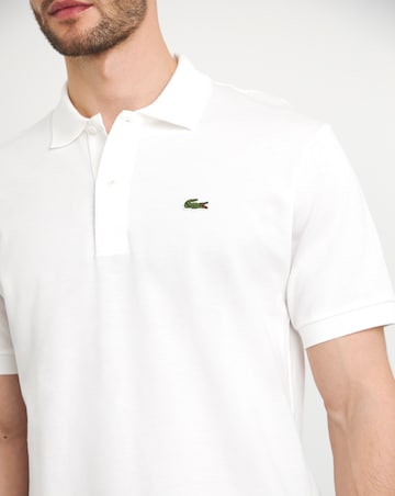 Lacoste White Short Sleeve Polo