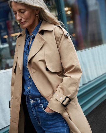 Anthology Camel Elevated Trench Coat