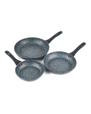 Salter Megastone 3 Piece Fry Pan Set 20,24,28 CM