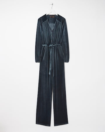 FatFace Velvet Jumpsuit