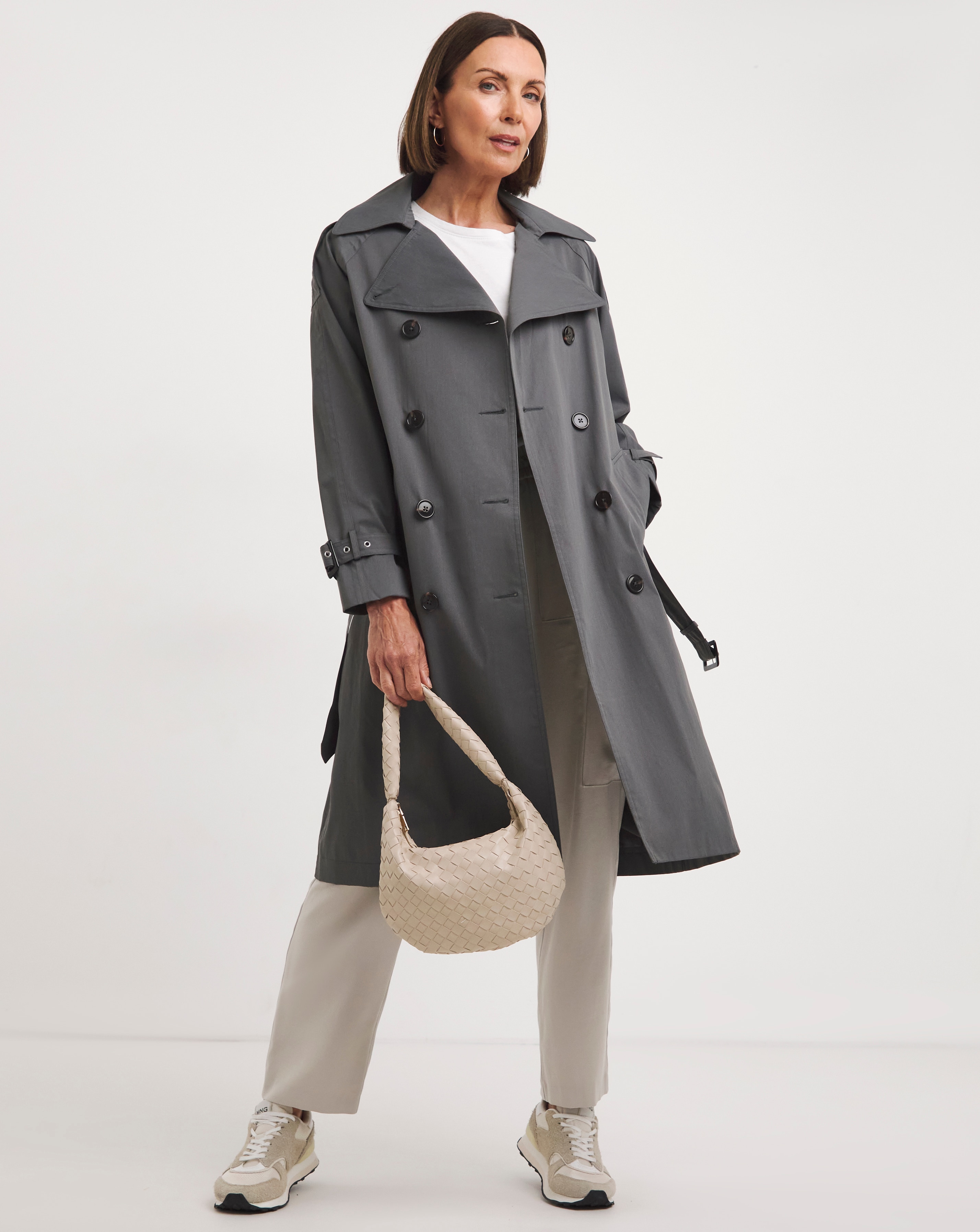 Charcoal Trench Coat JD Williams