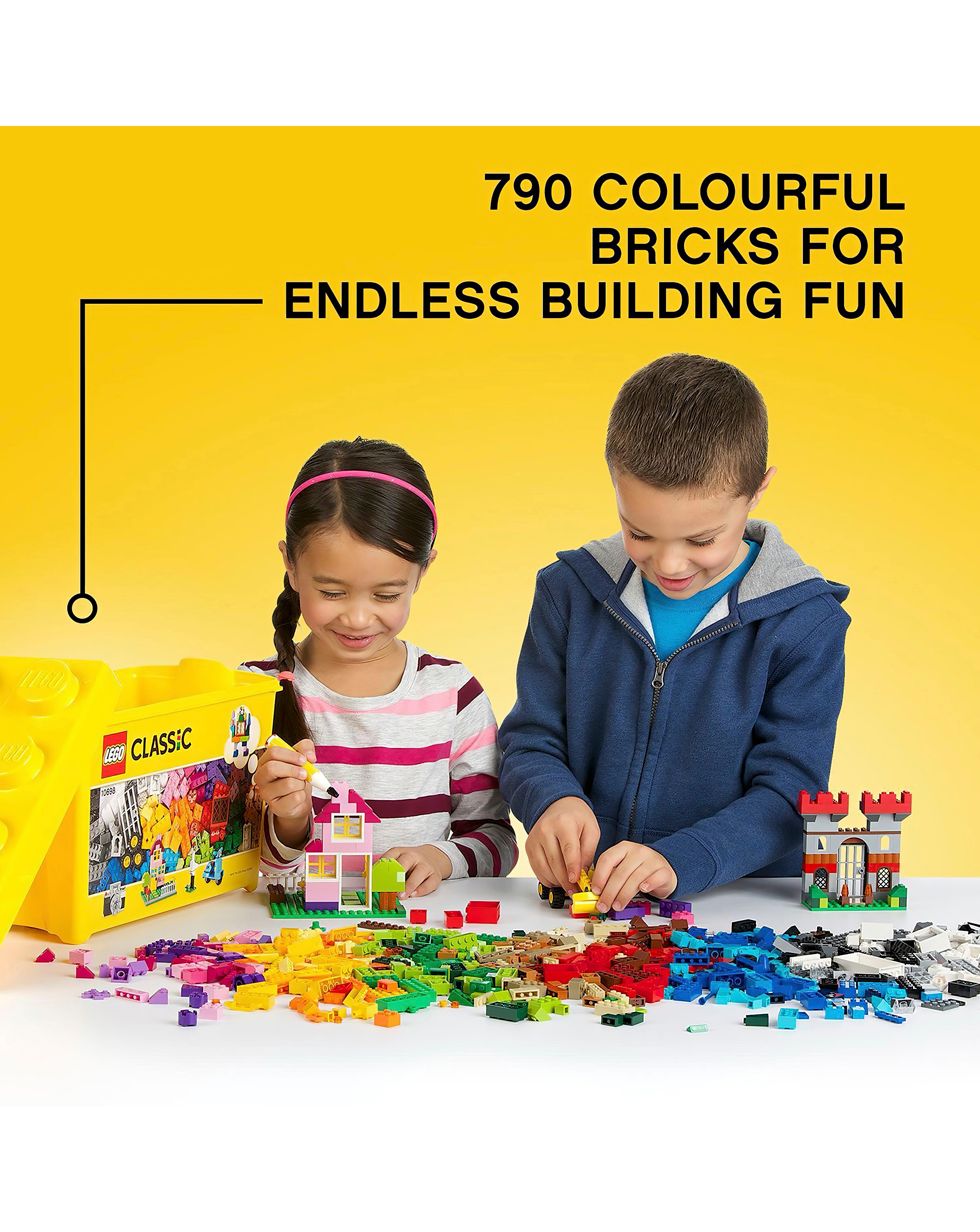 Lego 10698 classic large creative brick box 790 pieces on sale