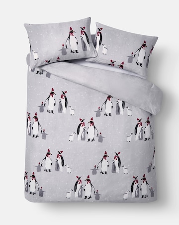 Penguin Fleece Duvet Set