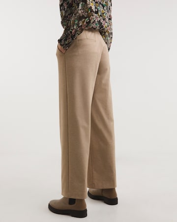 Oatmeal Ponte Straight Leg Trouser